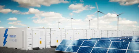 Energy storage - solar pv - wind turbines