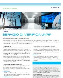 Servizio di Verifica UVRP