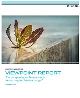 Report - Le imprese sono sufficientemente resilienti ai cambiamenti climatici? 