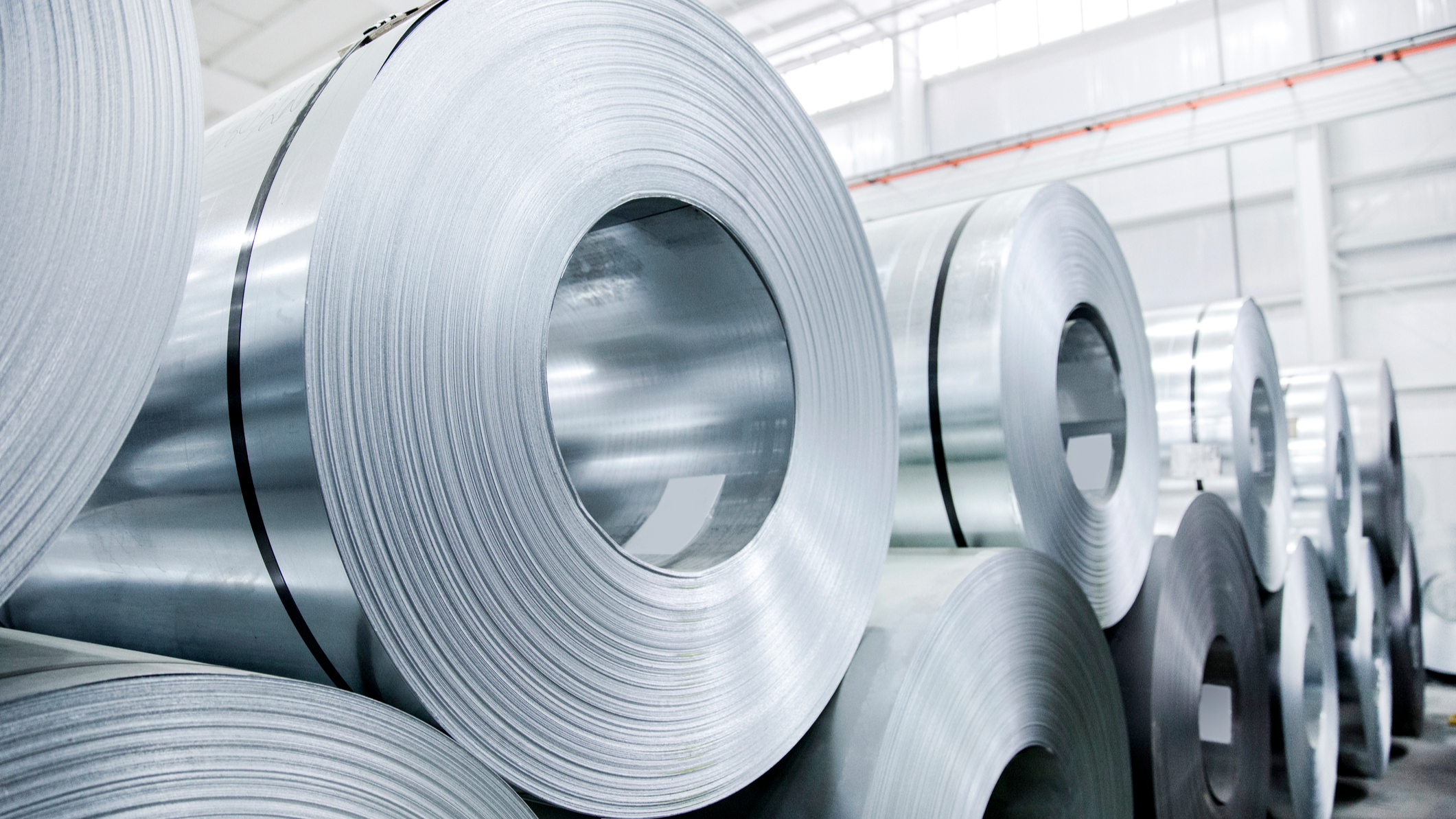 Multiple rolled aluminum metal sheets