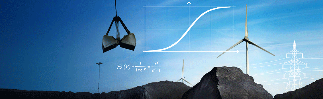 Graphic showing the energy transition