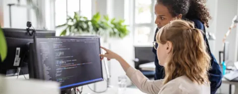 Aerial shots of buildings and intersections