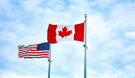 La prospettiva dell'America del Nord