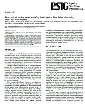 Synergi Gas - Economic optimization of intra-day gas pipeline flow schedules using transient flow models - Whitepaper